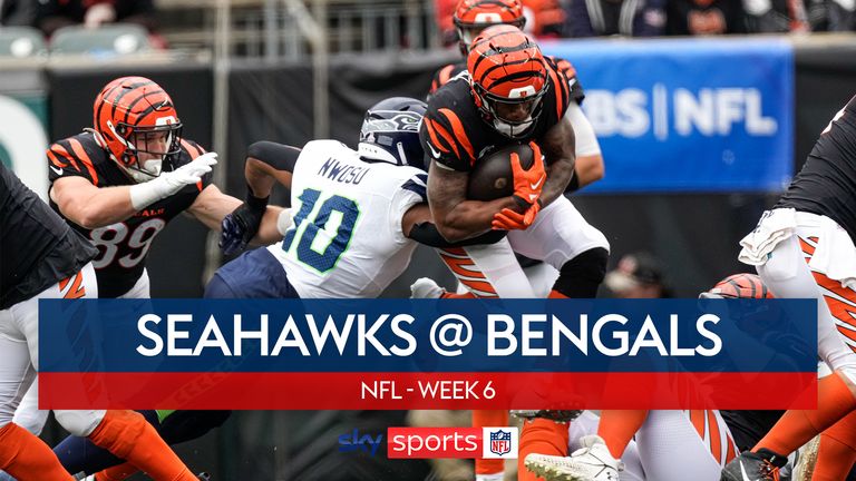 Highlights of the Seattle Seahawks against the Cincinnati Bengals in Week Six of the NFL season.