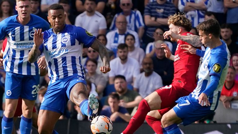 Igor made his Premier League debut against Liverpool