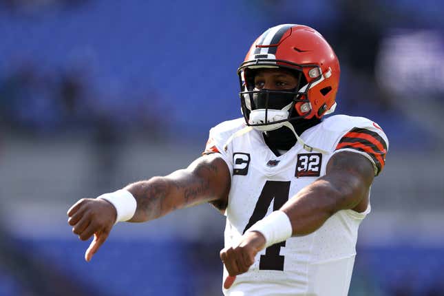 Deshaun Watson is out for the season.