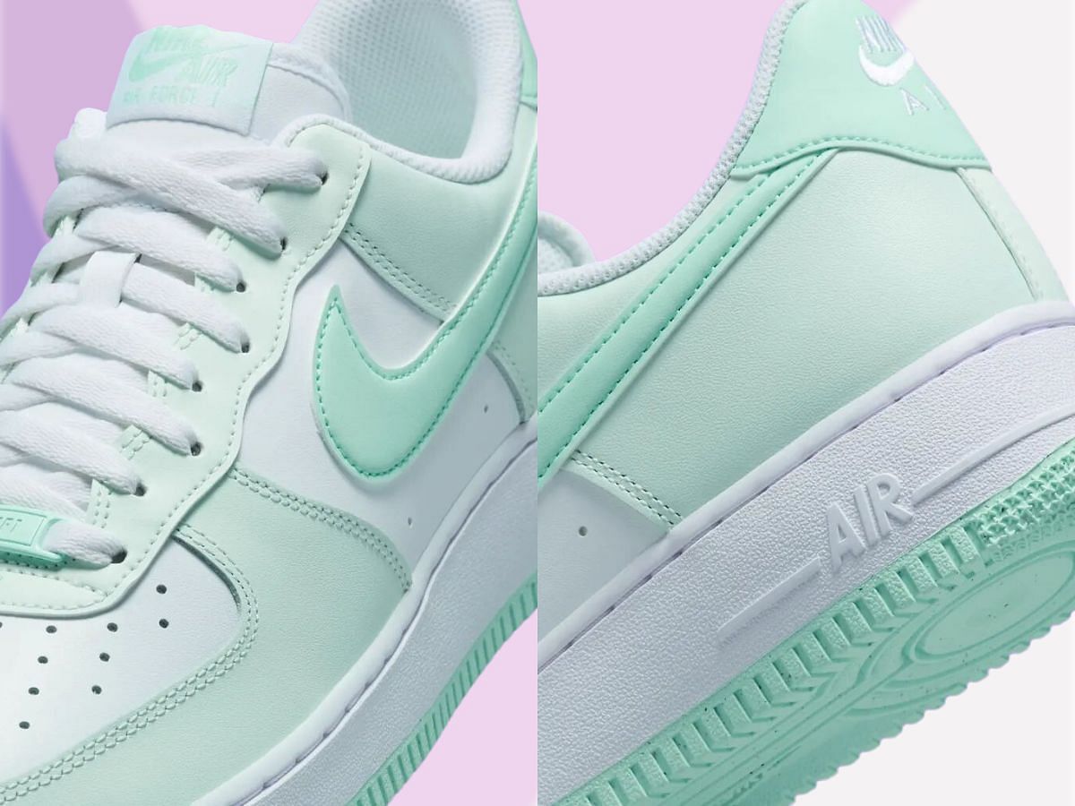 Here's a detailed look at the tongue and heel areas of the sneakers (Image via Nike)