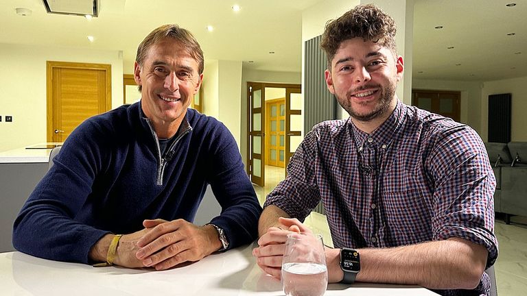 Julen Loptegui sat down with Sky Sports News' Danyal Khan to discuss his future plans - which he hopes, includes a return to the Premier League.