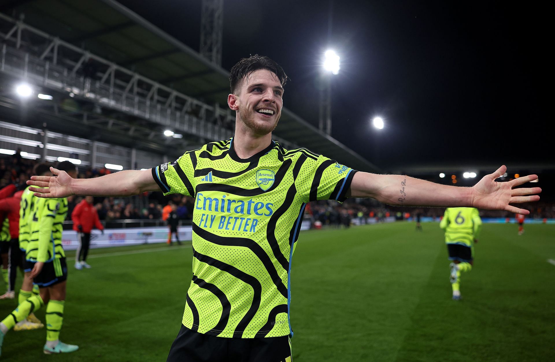 Declan Rice was Arsenal's hero at Kenilworth Road.