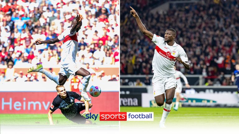 A look at Stuttgart striker Serhou Guirassy's 15 goals in 9 games in the Bundesliga as clubs begin to share their interest their interest in him in January.
