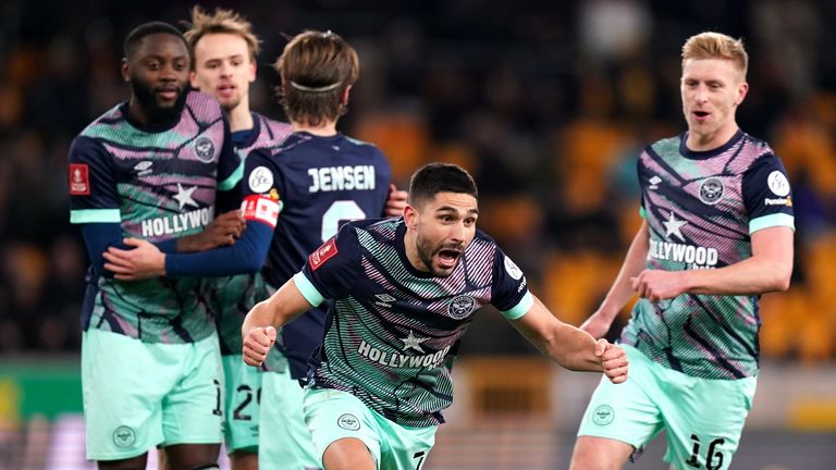 Neal Maupay's fourth goal since re-joining Brentford in September put them 2-1 in front