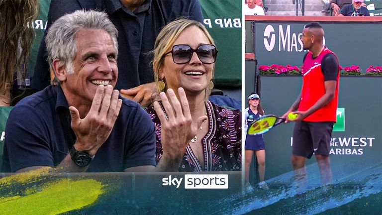 FUNNY MOMENT NICK KYRGIOS AND BEN STILLER