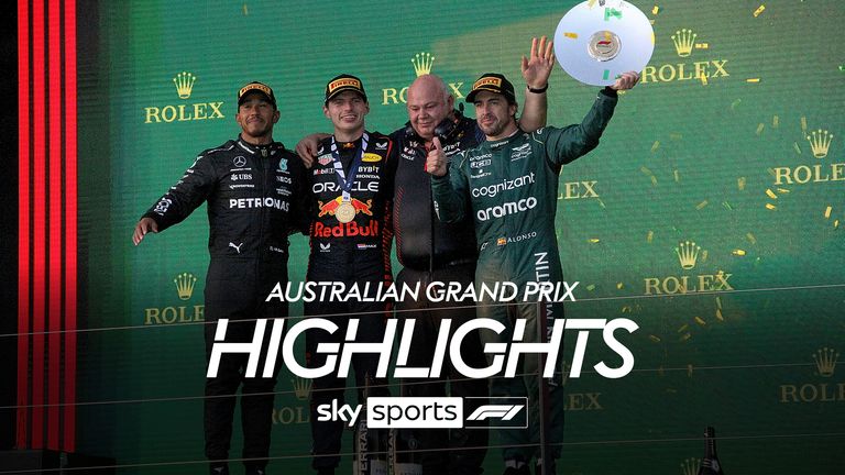 Highlights of the Australian Grand Prix at Albert Park Circuit.
