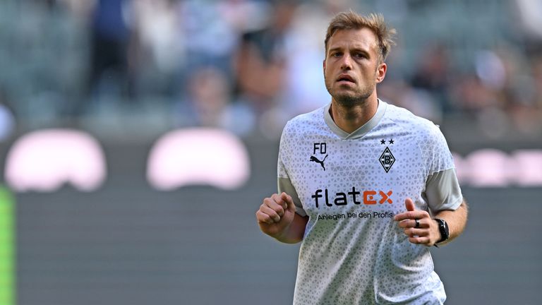 Borussia Mnchengladbach goalkeeper coach Fabian Otte during the German Bundesliga match between Borussia Monchengladbach - Bayer 04 Leverkusen at Borussia- Park stadium on August 26, 2023 in Monchengladbach