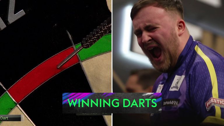 Luke Littler beats Michael Van Gerwen