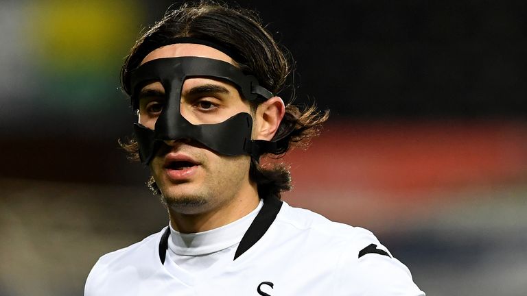Yan Dhanda was racially abused on social media following Swansea's FA Cup defeat to Man City