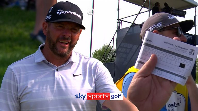 MICHAEL BLOCK MAKES AN ACE DURING FINAL ROUND OF 2023 PGA CHAMPIONSHIP
