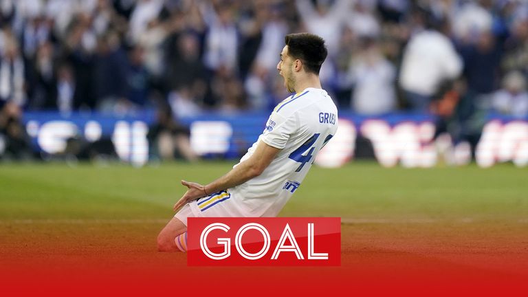 Leeds United's Ilia Gruev celebrates 