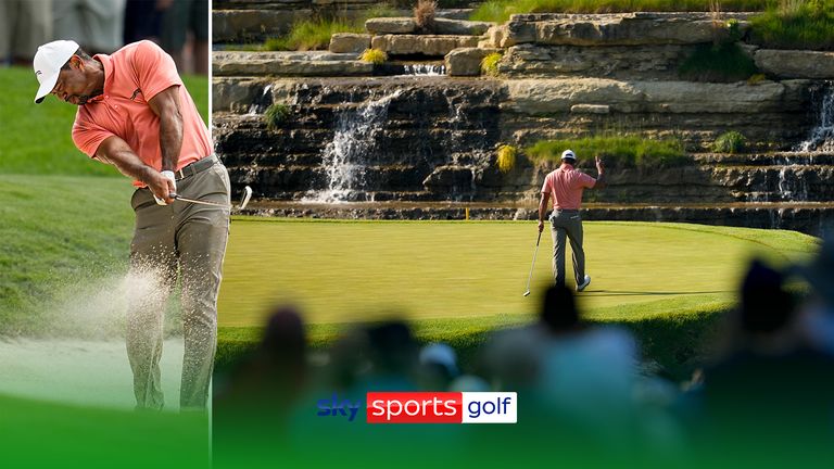 Tiger woods one over par