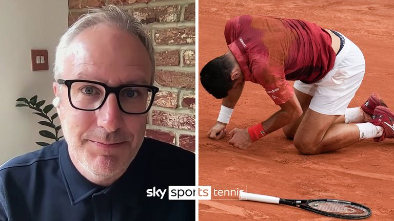Sky Sports&#39; Jonathan Overend gives the latest on whether Novak Djokovic has had surgery to treat a torn medial meniscus in his right knee and questions if he&#39;ll be fit in time for Wimbledon.