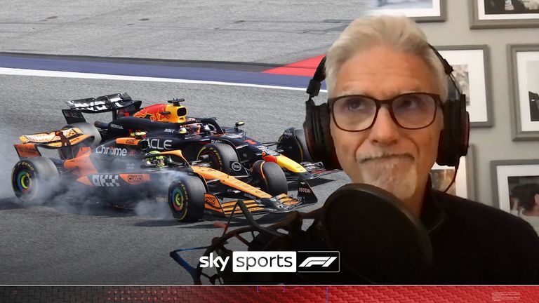 HILL ON LANDO VERSTAPPEN CRASH